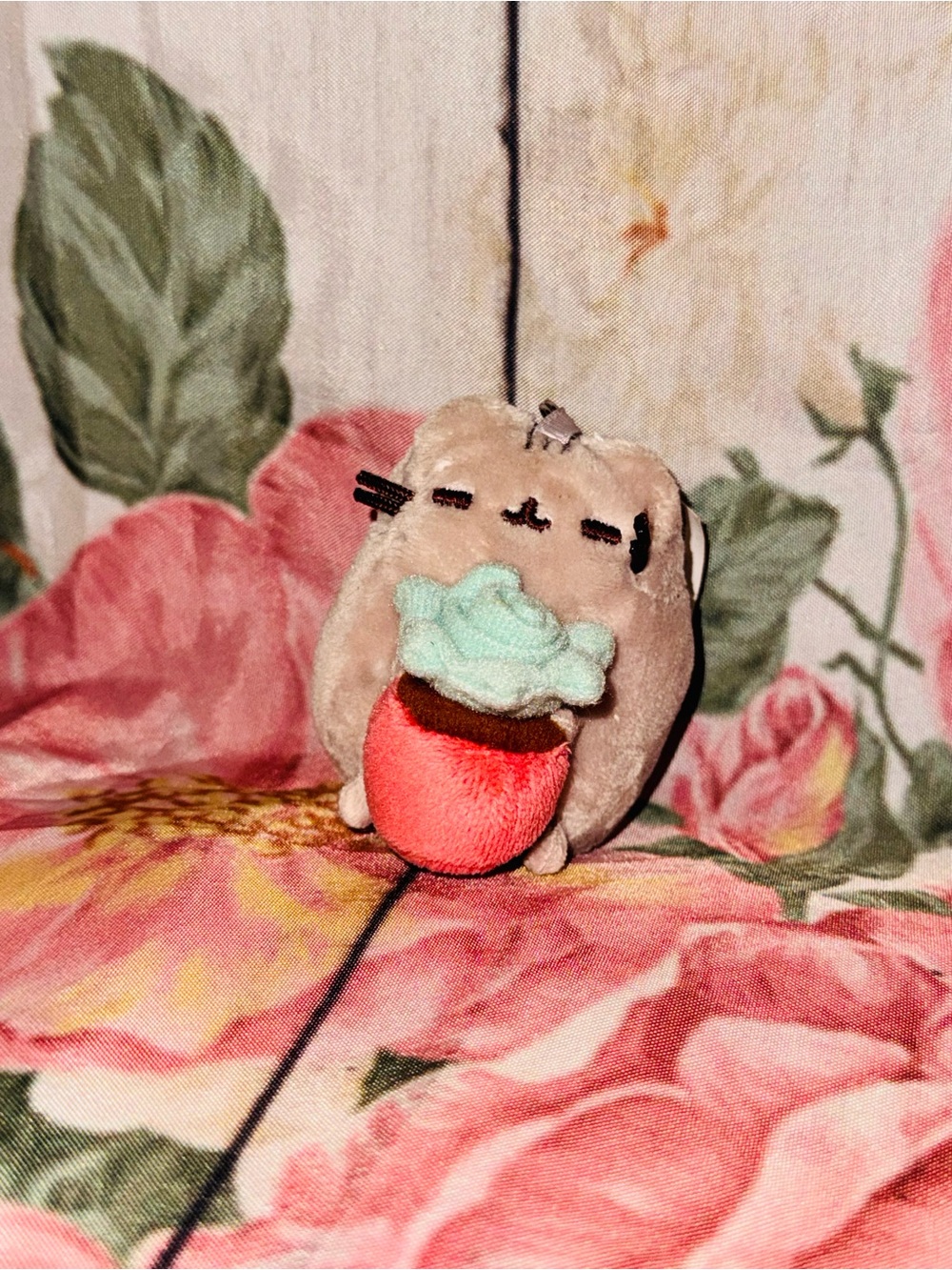 Pusheen Series 15 Botanical Succulent Plant Keychain 2021 Gund RARE